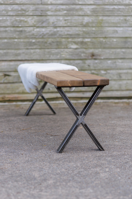 Outdoor Bench | X Style Legs