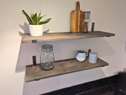 Wall Shelf | Industrial Steel Bracket