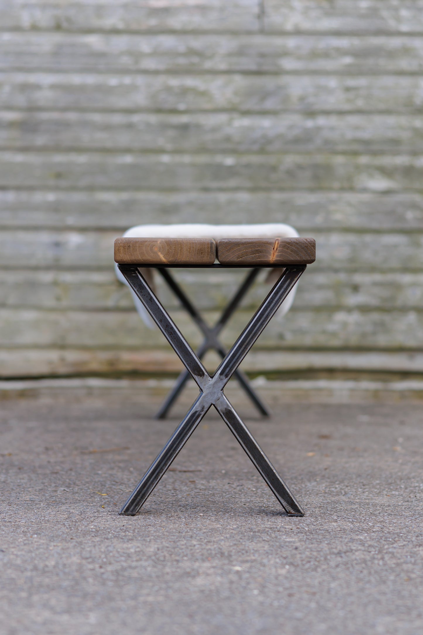 Outdoor Bench | X Style Legs