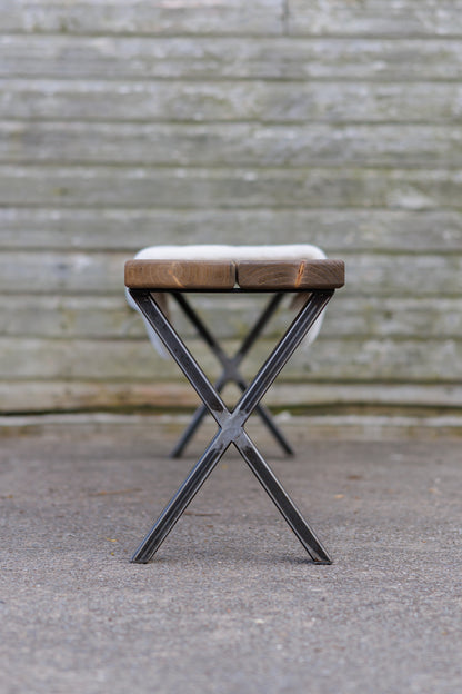 Outdoor Bench | X Style Legs