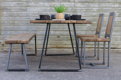 Outdoor Table | Trapeze Style Leg