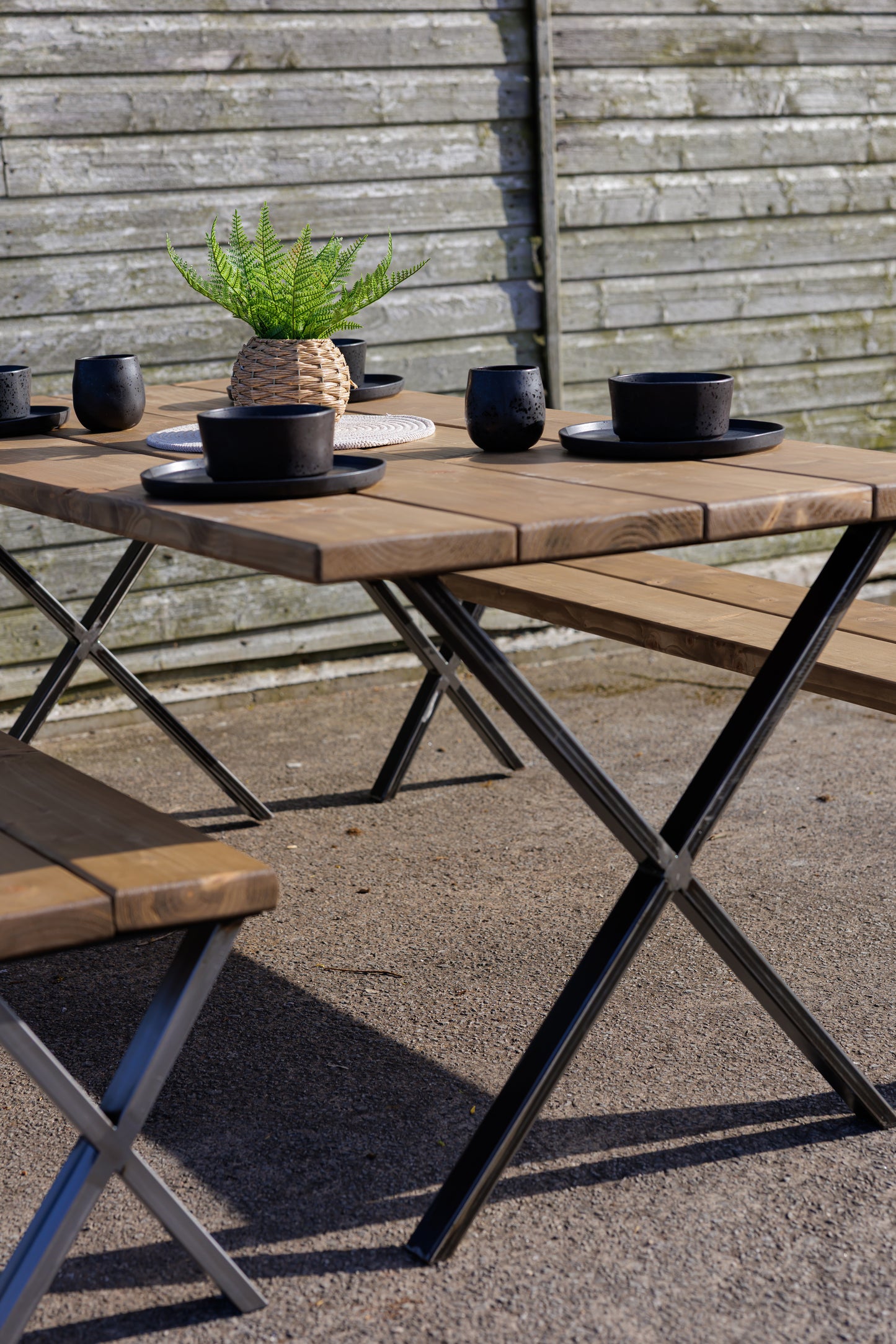 Outdoor Table | X Style Leg